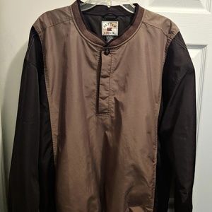 Cutter & Buck Men's Vintage Brown Pullover Jacket
